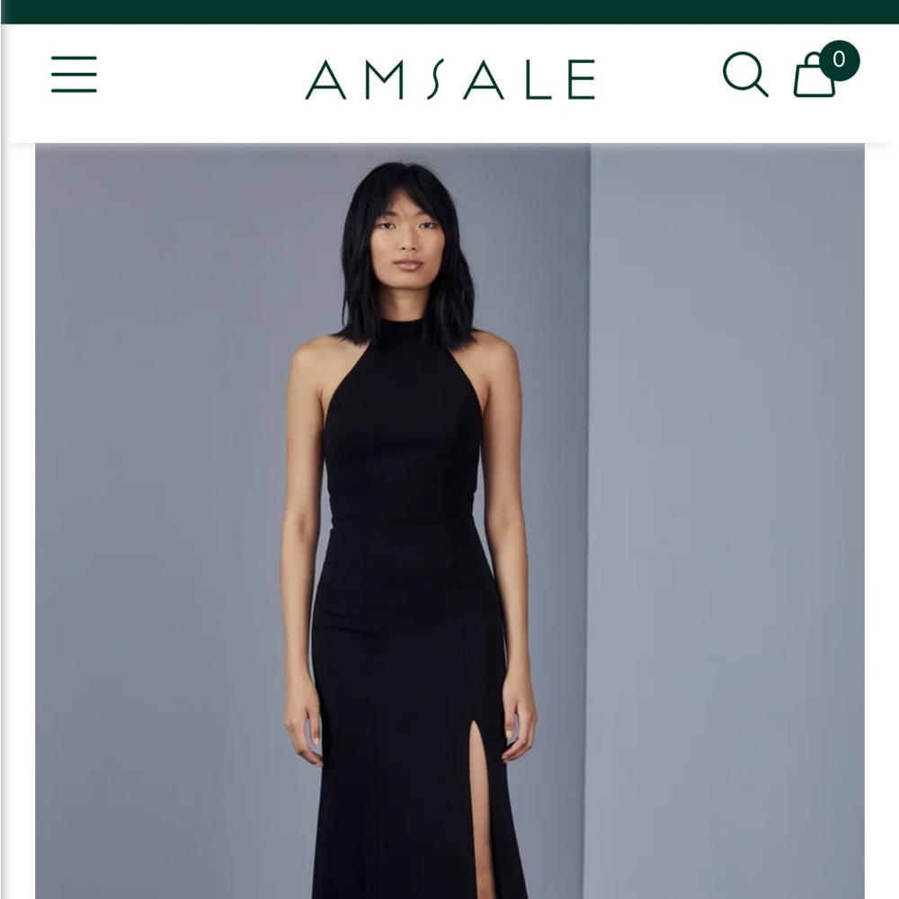 Black formal gown